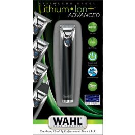 Wahl 9864-016 Afeitadora Corporal Advanced con y sin Cable, Acero Inoxidable, Batería de Litio, Carga Rápida