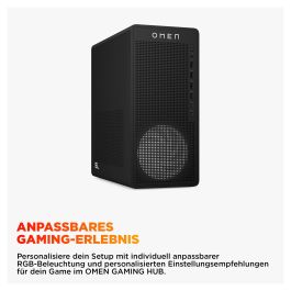 HP TG03-0151ng Gaming Desktop (Schwarz, Windows 11 Home)
