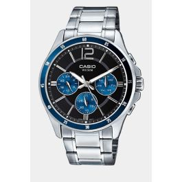 Reloj Hombre Casio COLLECTION Negro Plateado (Ø 35 mm) (Ø 43,5 mm) Precio: 110.69000019. SKU: S7233187