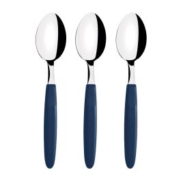 Juego de cucharas para té 3 piezas ipanema azul 13,9cm tramontina