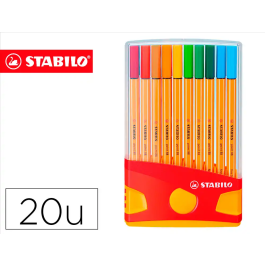 Stabilo Rotuladores Point 88 C-Surtidos Colorparade Estuche Rojo 20 Ud Precio: 16.50000044. SKU: S8417790