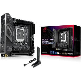 ASUS ROG STRIX B860-I GAMING WiFi Placa Base mini ITX Intel B860 LGA 1851 para Core Ultra DDR5 Wi-Fi 7 2.5G LAN Precio: 275.68999975. SKU: B15CBJQLZV