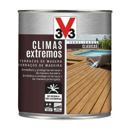 V33 Protector de Terrazas de Madera Climas Extremos Teca - 750 ml, Antideslizante para Terrazas y Piscina, Alta Resistencia UV, Agua y Grasa Precio: 20.50000029. SKU: B1J6N6RTKC