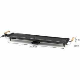 Domo DO8313TP Plancha XXL Eléctrica 1800W 90x22 cm Negra DOM5411397165794