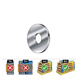 Celo Arandela Carrocero Acero Zincado 100 unid. Din 9021 Ø10mm Precio: 23.59000028. SKU: S7909106