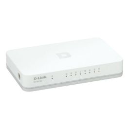 D-Link GO-SW-8G Switch de Red Gigabit Easy 8 Puertos RJ-45 10/100/1000 con Tecnología Ecológica EEE para Escritorio