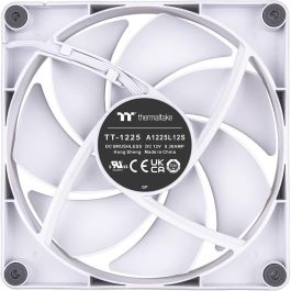 Thermaltake CT120 Ventilador PC Refrigeración 120mm 500-2000rpm Blanco Pack 2 Unidades