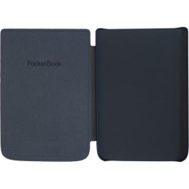 Pocketbook HPUC-632-B-S - Funda Folio de cuero PU para e-reader, Negro, compatible con Basic Lux 2, Touch Lux 4, Touch HD 3