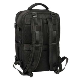 Safta Mochila Viaje Cabina Portatil F.C. Barcelona Negra 15,6'' 29x44x19 cm