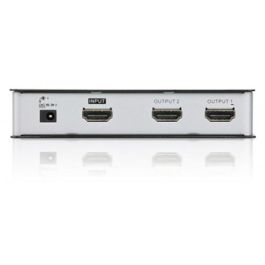 Aten VS182A-AT-G Divisor de Video HDMI 2 Salidas, 1 Entrada, Soporta 1080p, Negro