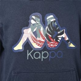 Sudadera con Capucha Niño Kappa Kappa Cache Azul oscuro