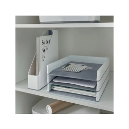 Bandeja Sobremesa Leitz Wow Dual Blanco Perla/Gris