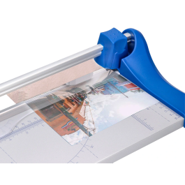 Q-connect Cizalla de Rodillo Metálica 44 cm con Base de Aluminio