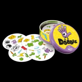Asmodee Juego Dobble. Juego de cartas basado en la velocidad, observación y reflejos para niños y adultos.