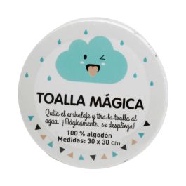 Tom et Zoe Toalla Mágica 30x30 cm 100% Algodón Comprimida