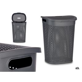 Kipit Cesto Ropa con Tapa 60L Antracita 43.5x34x57 cm (Set de 6) Precio: 78.99000032. SKU: S3605735
