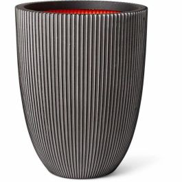 Capi Europe 445501 Jarrón Elegant Groove 46x58 cm Antracita