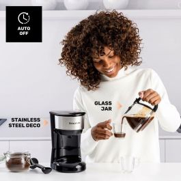 Cafetera de Goteo Taurus VERONA 6 INOX Negro 6 Tazas