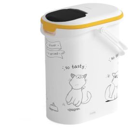 CURVER Contenedor de comida Le Diner se sirve - 4 kg - 10 L - Blanco y negro - Para gato Precio: 28.78999948. SKU: B14R745Q4V