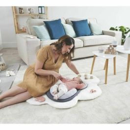 Babymoov Colchón Memory Cosydream Smokey con Reposacabezas Incorporado y Espuma Viscoelástica para Posición Perfecta