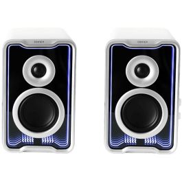 Edifier Altavoces de Sobremesa QR30 Blancos con Bluetooth y Luz RGB