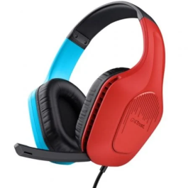 Trust Gaming Auriculares Gaming GXT 416S Zirox, Micrófono Jack 3.5mm, Diadema Ajustable, Estéreo 2.0, Color Azul y Rojo Precio: 22.49999961. SKU: B12A7L6CMQ