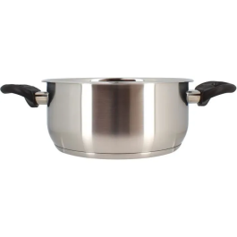 Menastyl MEN1725924322252 Horno Holandés 20 cm Acero Inoxidable Apto Inducción