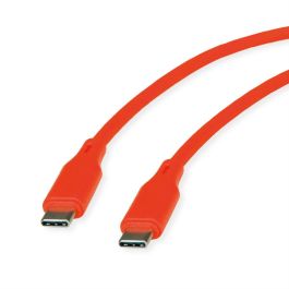 ROLINE 11.02.9124 Cable USB 2.0 Tipo C a C de Silicona, 60W, Naranja, 1 m Precio: 15.8389. SKU: B12CLNDHMT