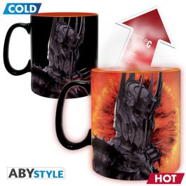 Abystyle LORD OF THE RINGS - Mug Heat Change - Taza Termo-reactiva El Señor de los Anillos Sauron 460 ml