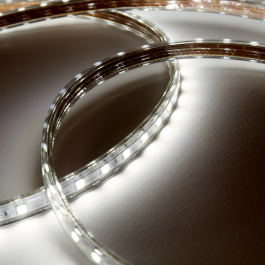 Tira LED 60 LEDs/M 500W 42.000Lm 6000K SMD5050 220VAC IP65 x50M 40.000H HO-220-60-50M-CW