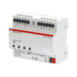 ABB UD/S4.210.2.1 Dimmer LED KNX, 4 x 210 W/VA, 230 V, Blanco, para Busch-Installationsbus, Control de Energía