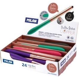 Milan Bolígrafo Stylus Copper Con Puntero Azul 4 Colores Surtidos Expositor -24U- Precio: 21.88999989. SKU: B1FHRHY6EJ