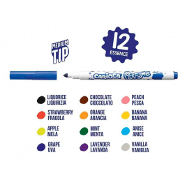 Carioca Rotuladores Perfumados Doble Punta Caja 12 Unidades Colores Surtidos