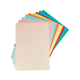 Liderpapel Cartulina A3 180g/m2 10 Colores Surtidos Paquete 100 Hojas