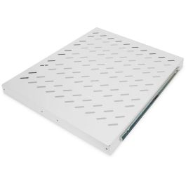 Digitus Baldas Extraíbles para Armarios de 19 Pulgadas, 1U, Gris, 30x483x570mm, Capacidad hasta 25 kg