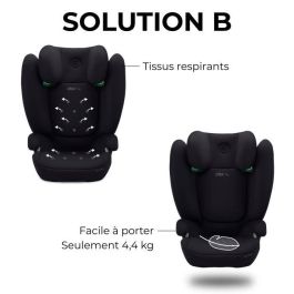 Cybex CYB4063846370764 - Silla de Coche SEP B I-Fix Volcano Negro Grupo 2/3