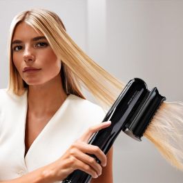 Cecotec Plancha de pelo multifunción AirLisse 6in1 Platinum 1000W negra con 6 accesorios