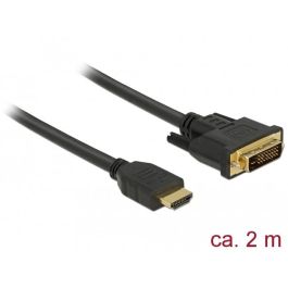 DeLOCK Cable HDMI a DVI 24+1 bidireccional 2 m