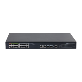 (Dh-Lr2218-16Et-240-V2) Dahua Switch L2 Epoe Gestionable 16 Puertos 10/100 (8 Epoe/Eoc + 8 Poe) + 2 Uplink Combo Gigabit/Sfp