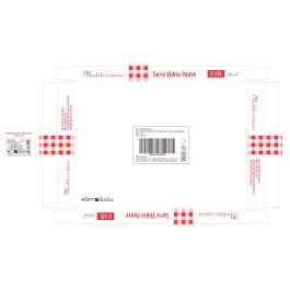 Inde Tarro de Vidrio para Postre con Tapa de Plástico Mediterraneo 300 ml (24 Unidades)