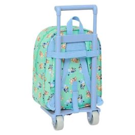 Safta Mochila con Carro 232+carro 805 Bluey "Sisters" 22x27x10 cm