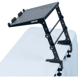 Quiklok Soporte Modular Multi Funcional para Teclado, Mesa de Mezclas y Ordenador, Altura Ajustable, Acero, 3.20 kg