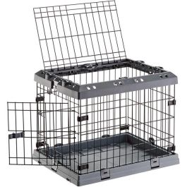 FERPLAST Caja de transporte Superior 105 73x77x107 cm - Negro FERPLAST Caja de transporte Superior 105 73x77x107 cm - Negro