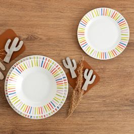 Plato Llano Porcelana California Quid 23 cm