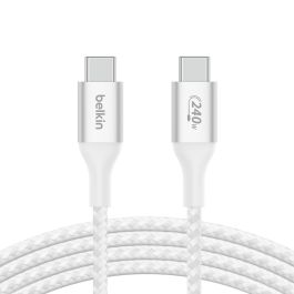 Belkin BOOST CHARGE Cable USB-C a USB-C 240W, 1m, Blanco