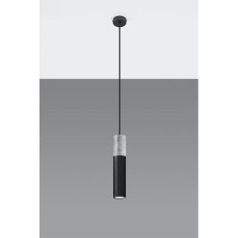 SOL-SL.0650 Lámpara Colgante "Pablo" de Hormigón y Acero, Diseño Moderno para Estilo Loft Industrial y Estudios Vanguardistas