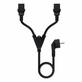 NANOCABLE Cable alimentacion CEE7/M - 2xC13/H, 3 m