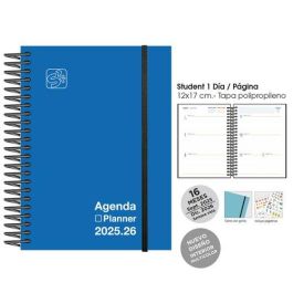 Agenda Anual (2025-26) Senfort 16 Meses Iki Unicolor Espiral Tapa Pp Con Goma 155X215 S/V Azul Precio: 13.50000025. SKU: B12QN7C5NX