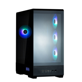 Zalman P50 DS Black Caja PC Midi Tower Negra ATX con Ventana de Vidrio Templado e Iluminación RGB Precio: 115.94999966. SKU: B1FP834DJQ
