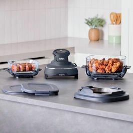 Ninja Freidora sin Aceite Portátil CRISPI NIN0622356307741 Recipientes 1,4 L y 3,8 L 1700 W Azul 4 Programas